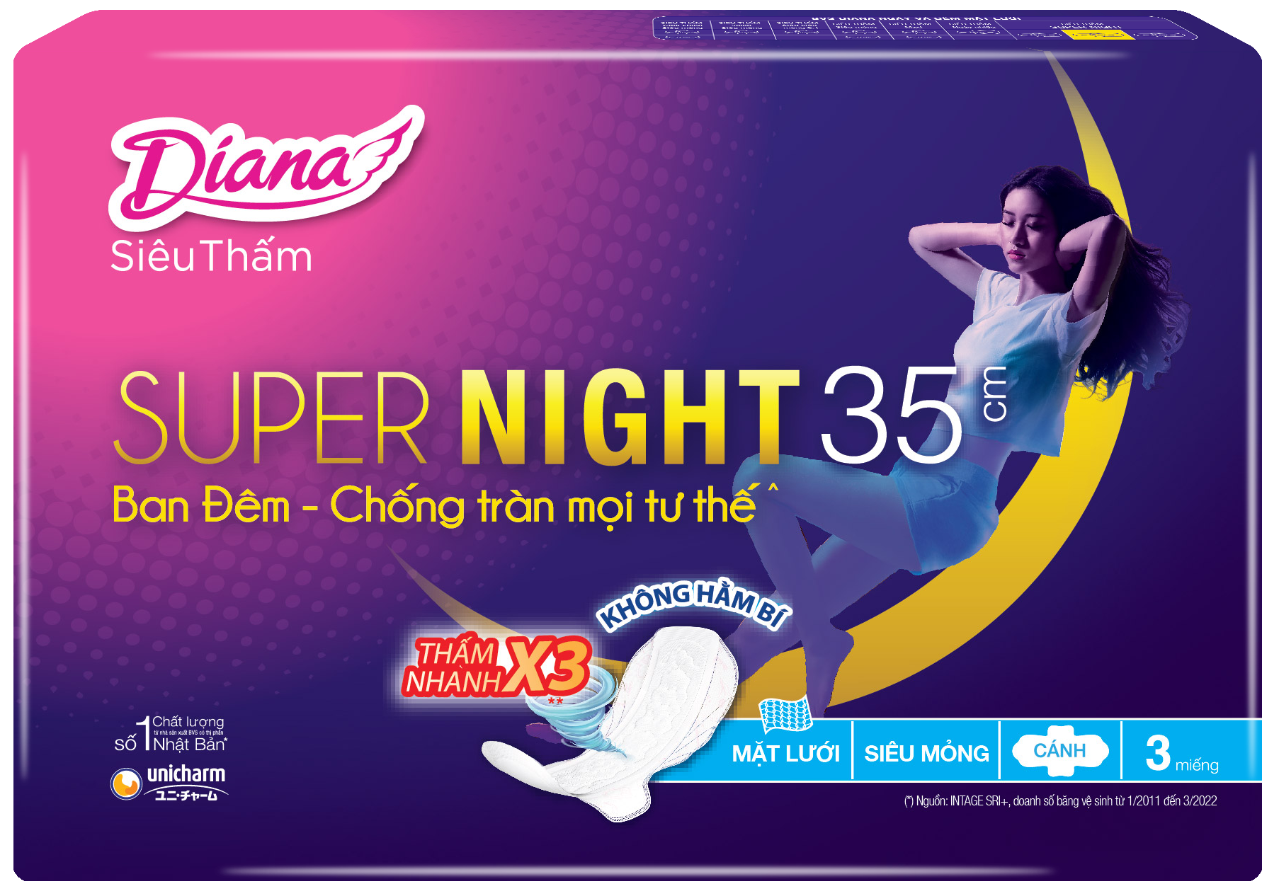 Diana Super Night Siêu Ban Đêm 35cm